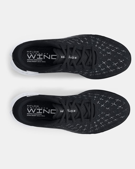 Women's UA Flow Velociti Wind 2 CN Running Shoes, Black, pdpMainDesktop image number 2